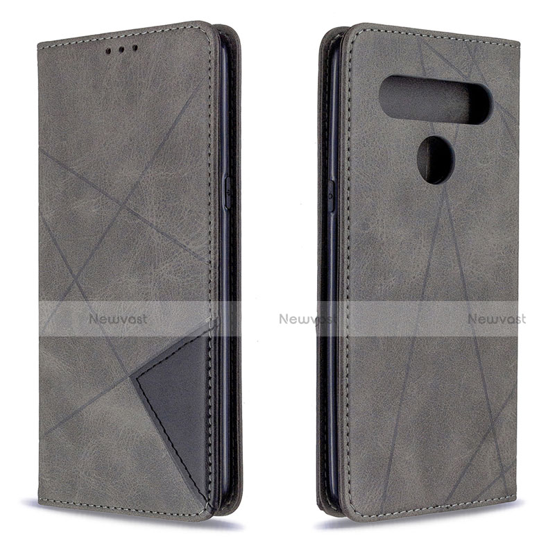 Leather Case Stands Flip Cover L02 Holder for LG K61