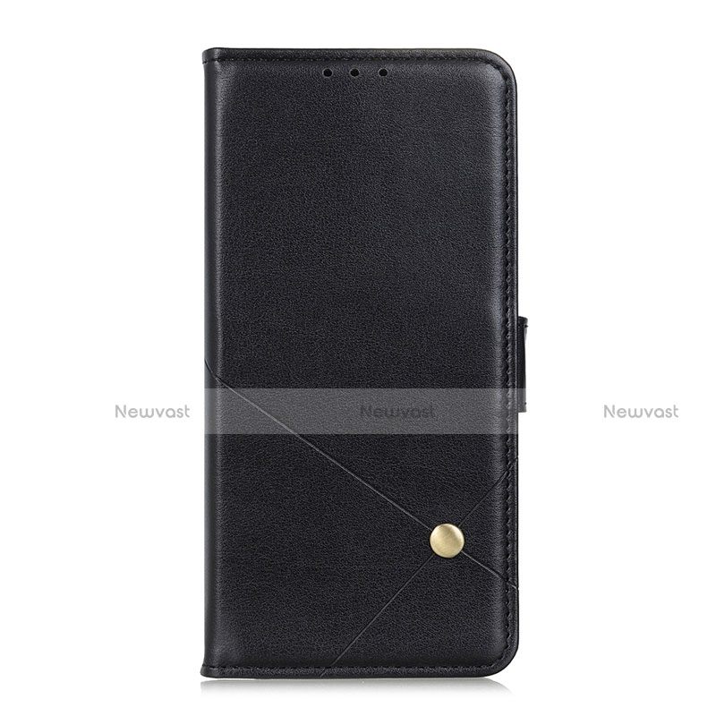 Leather Case Stands Flip Cover L02 Holder for LG K92 5G Black