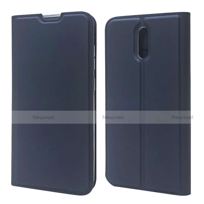Leather Case Stands Flip Cover L02 Holder for Nokia 2.3 Blue