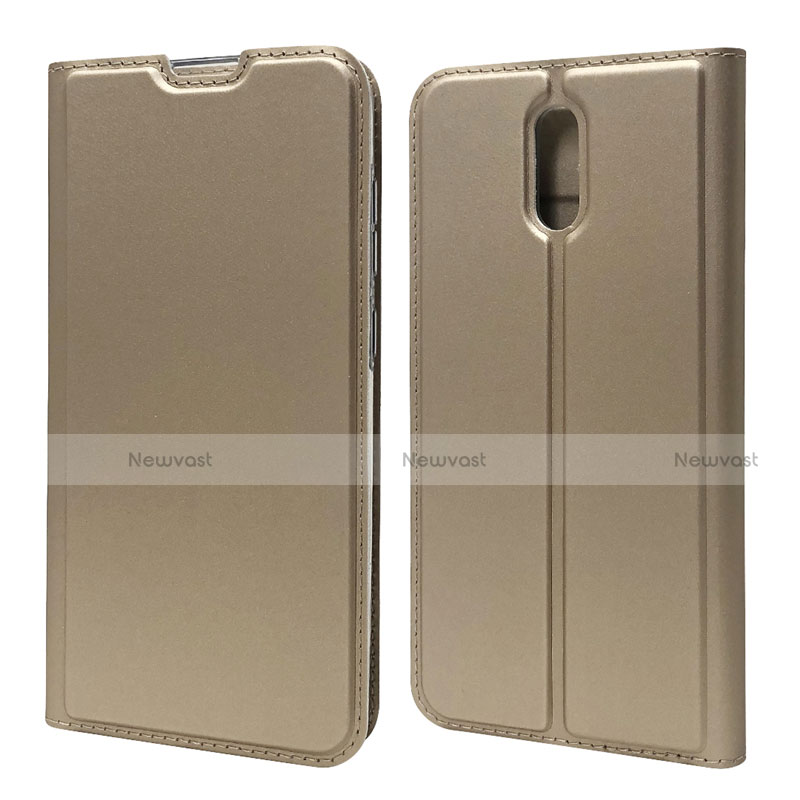 Leather Case Stands Flip Cover L02 Holder for Nokia 2.3 Gold