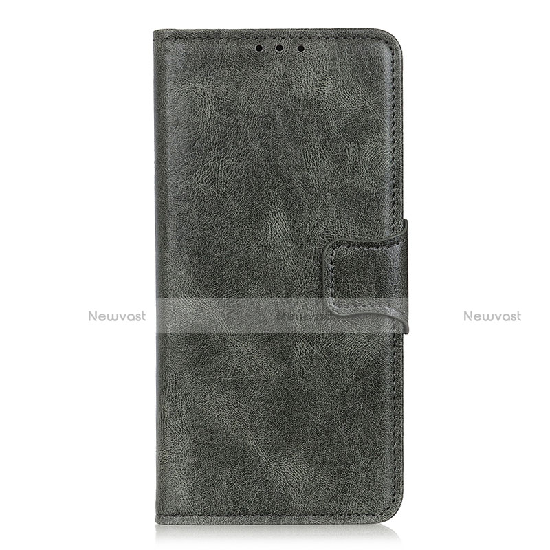 Leather Case Stands Flip Cover L02 Holder for Nokia C1 Green