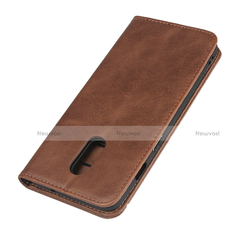 Leather Case Stands Flip Cover L02 Holder for OnePlus 7