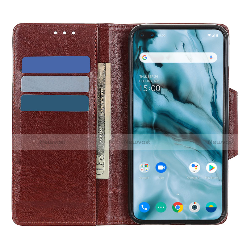 Leather Case Stands Flip Cover L02 Holder for OnePlus Nord