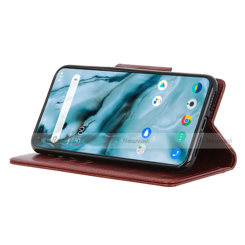 Leather Case Stands Flip Cover L02 Holder for OnePlus Nord