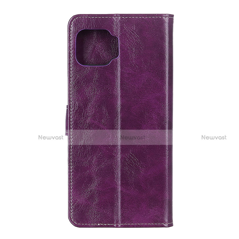 Leather Case Stands Flip Cover L02 Holder for Oppo F17 Pro