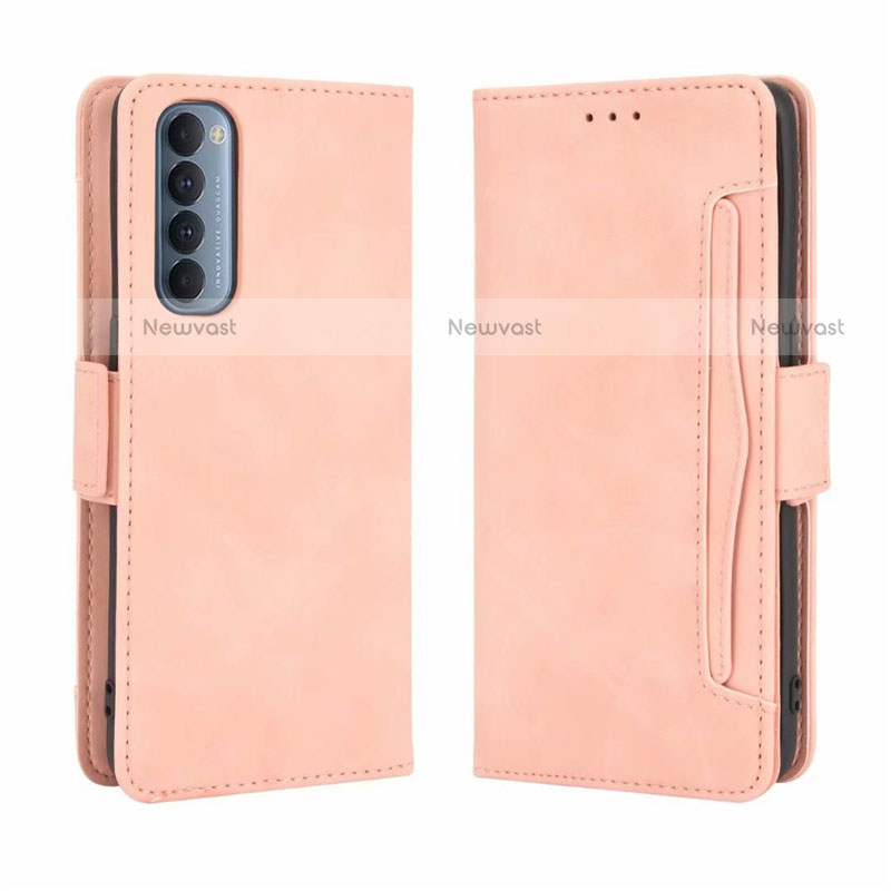 Leather Case Stands Flip Cover L02 Holder for Oppo Reno4 Pro 4G