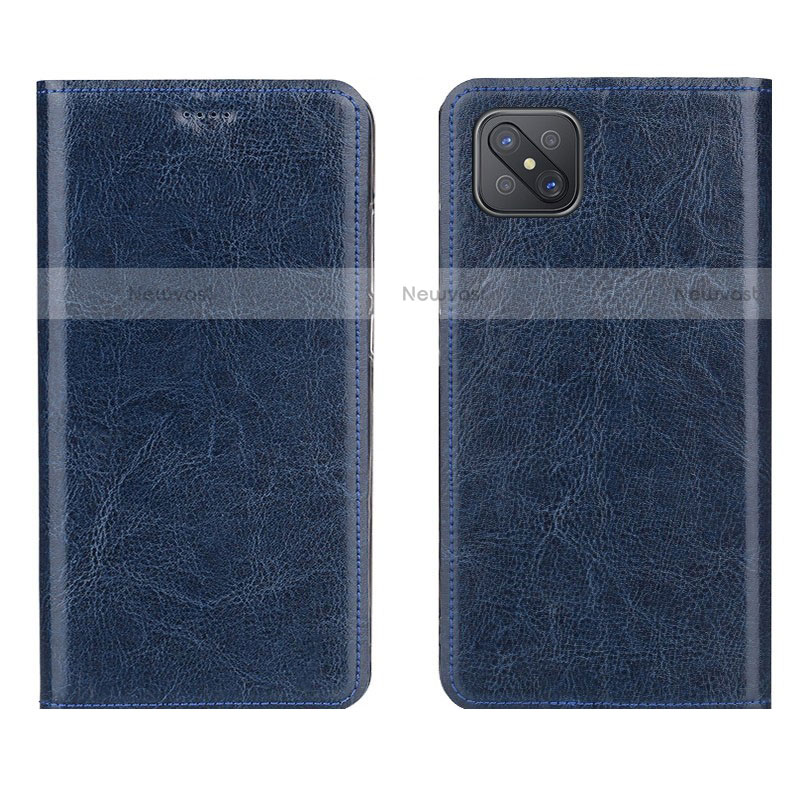 Leather Case Stands Flip Cover L02 Holder for Oppo Reno4 Z 5G