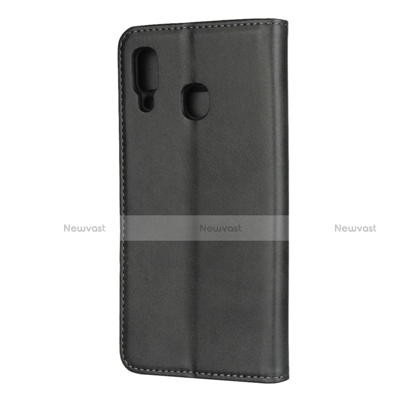 Leather Case Stands Flip Cover L02 Holder for Samsung Galaxy A30