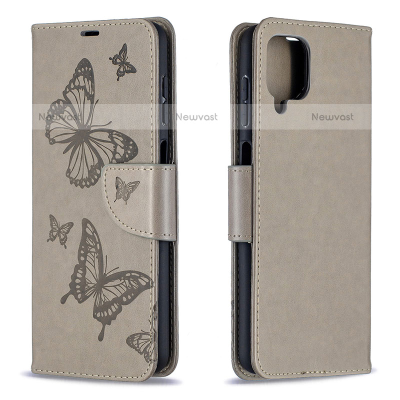 Leather Case Stands Flip Cover L02 Holder for Samsung Galaxy F12