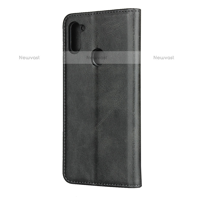 Leather Case Stands Flip Cover L02 Holder for Samsung Galaxy M11