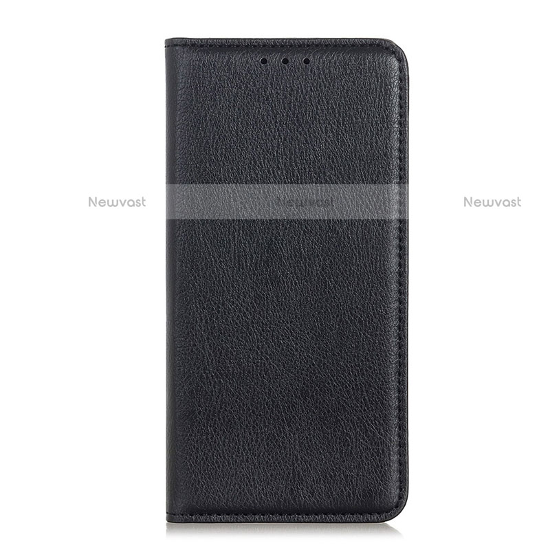 Leather Case Stands Flip Cover L02 Holder for Samsung Galaxy Note 20 Ultra 5G Black