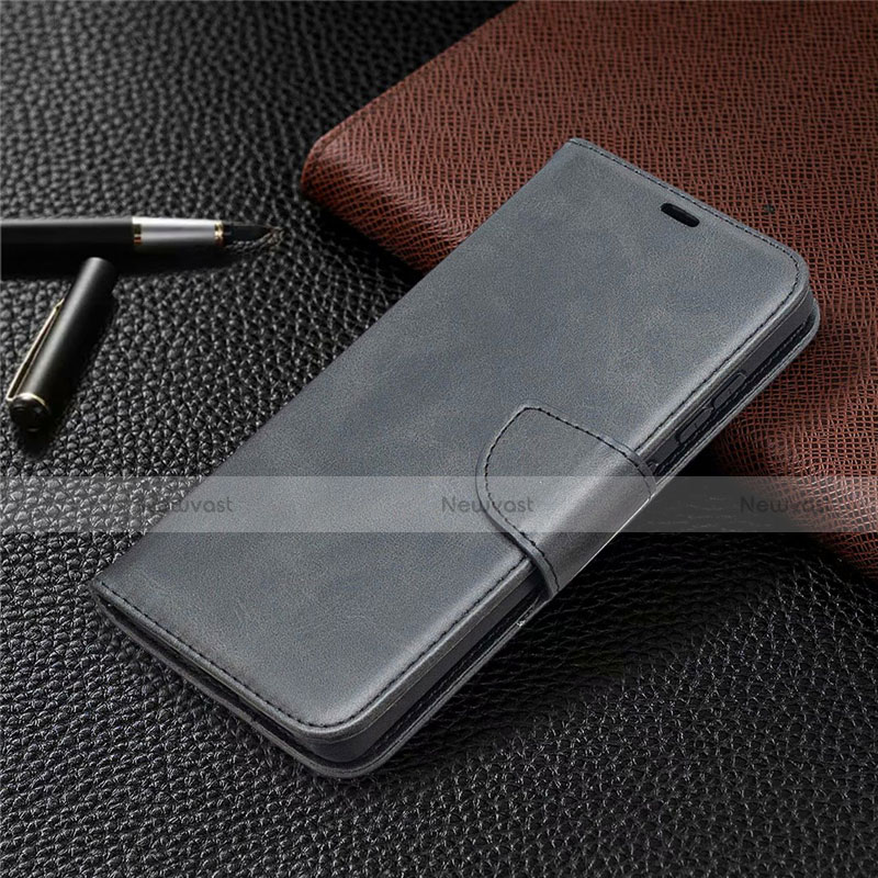 Leather Case Stands Flip Cover L02 Holder for Samsung Galaxy S20 FE 2022 5G Black