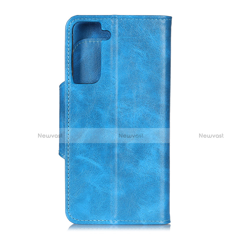 Leather Case Stands Flip Cover L02 Holder for Samsung Galaxy S21 Plus 5G