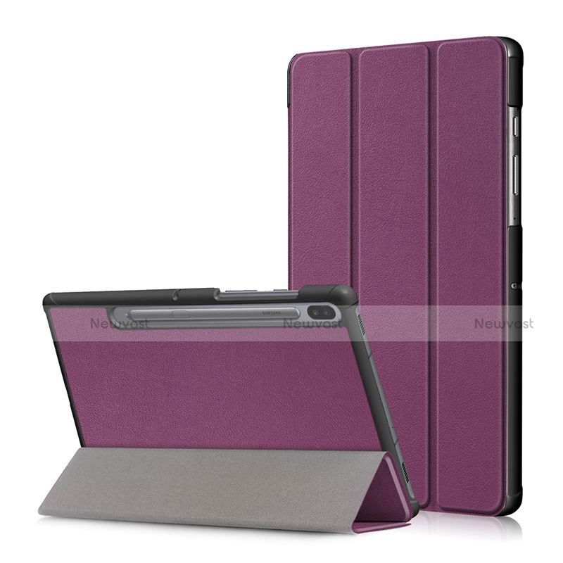 Leather Case Stands Flip Cover L02 Holder for Samsung Galaxy Tab S6 10.5 SM-T860