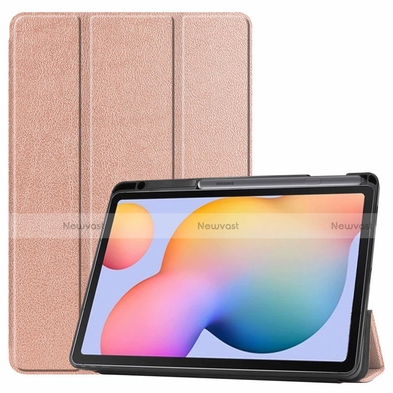 Leather Case Stands Flip Cover L02 Holder for Samsung Galaxy Tab S6 Lite 10.4 SM-P610