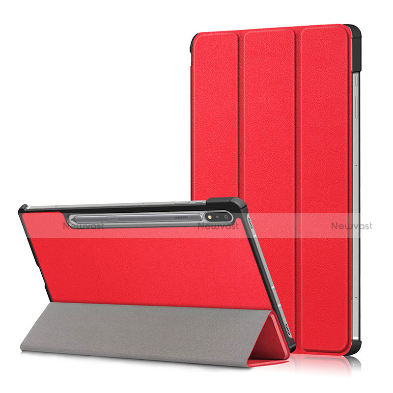 Leather Case Stands Flip Cover L02 Holder for Samsung Galaxy Tab S7 Plus 12.4 Wi-Fi SM-T970