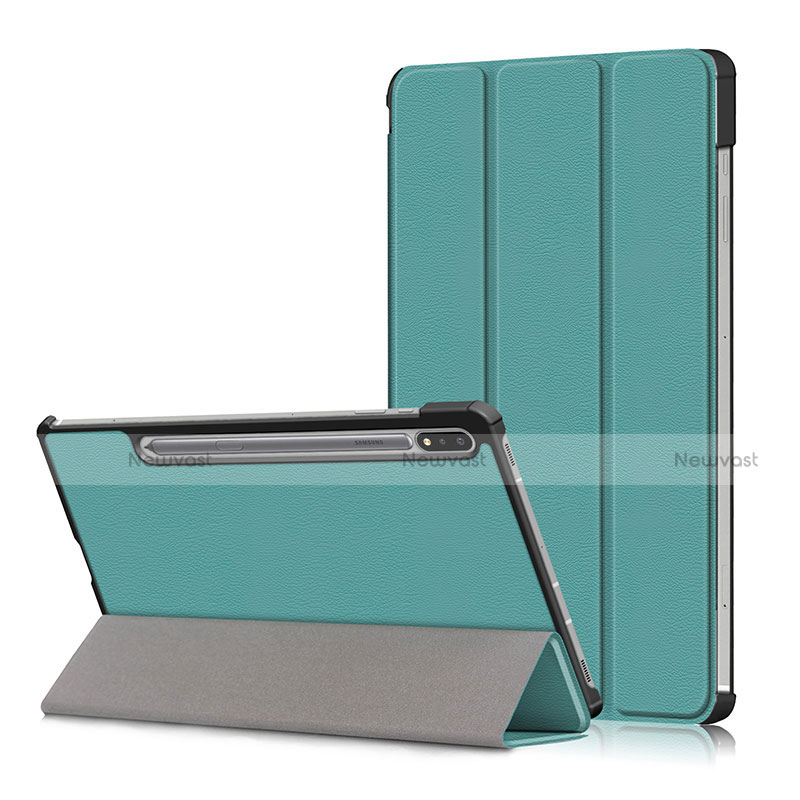 Leather Case Stands Flip Cover L02 Holder for Samsung Galaxy Tab S7 Plus 12.4 Wi-Fi SM-T970