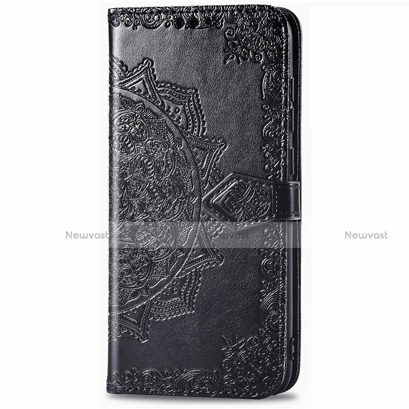 Leather Case Stands Flip Cover L02 Holder for Samsung Galaxy XCover Pro Black