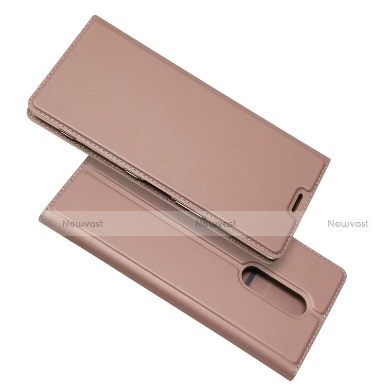 Leather Case Stands Flip Cover L02 Holder for Sony Xperia 1