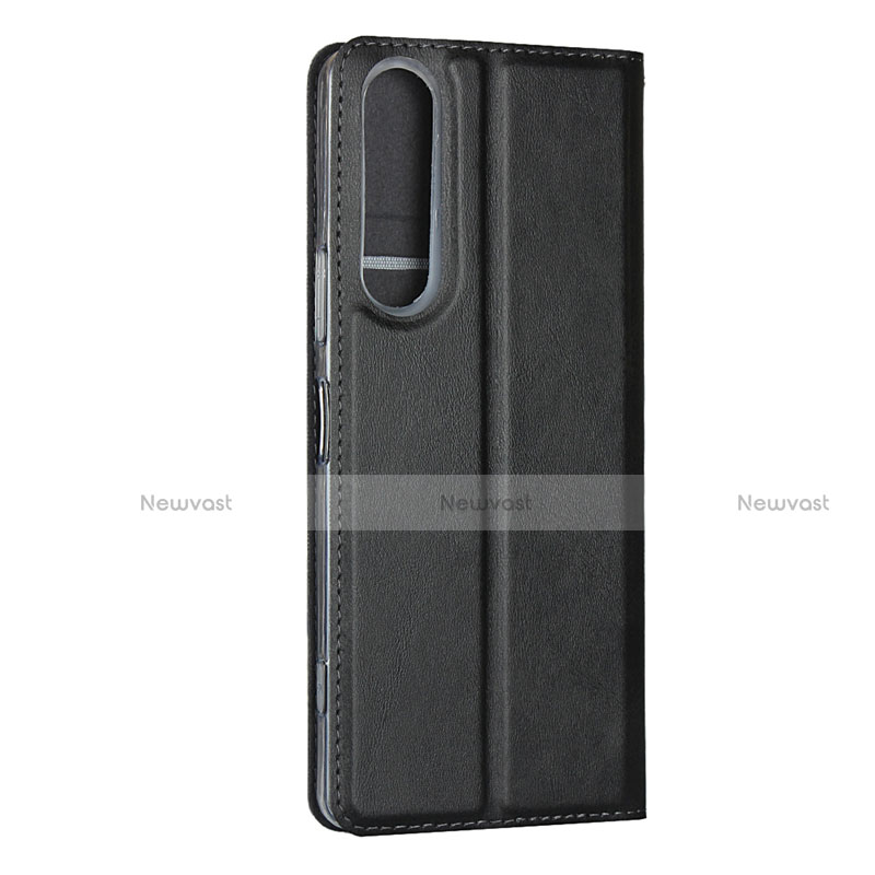 Leather Case Stands Flip Cover L02 Holder for Sony Xperia 1 II