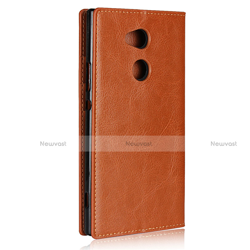 Leather Case Stands Flip Cover L02 Holder for Sony Xperia XA2 Ultra