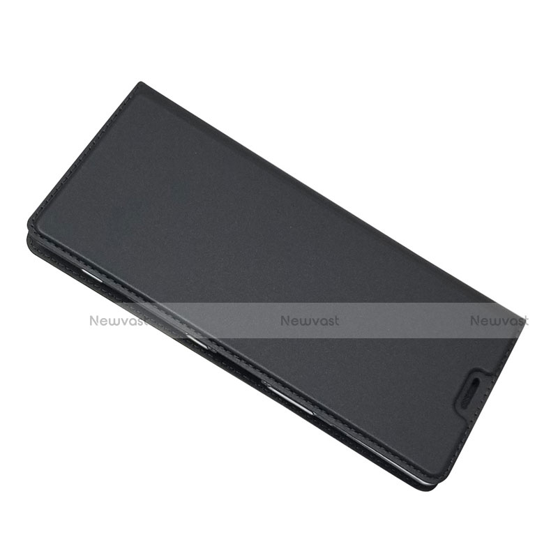 Leather Case Stands Flip Cover L02 Holder for Sony Xperia XZ4