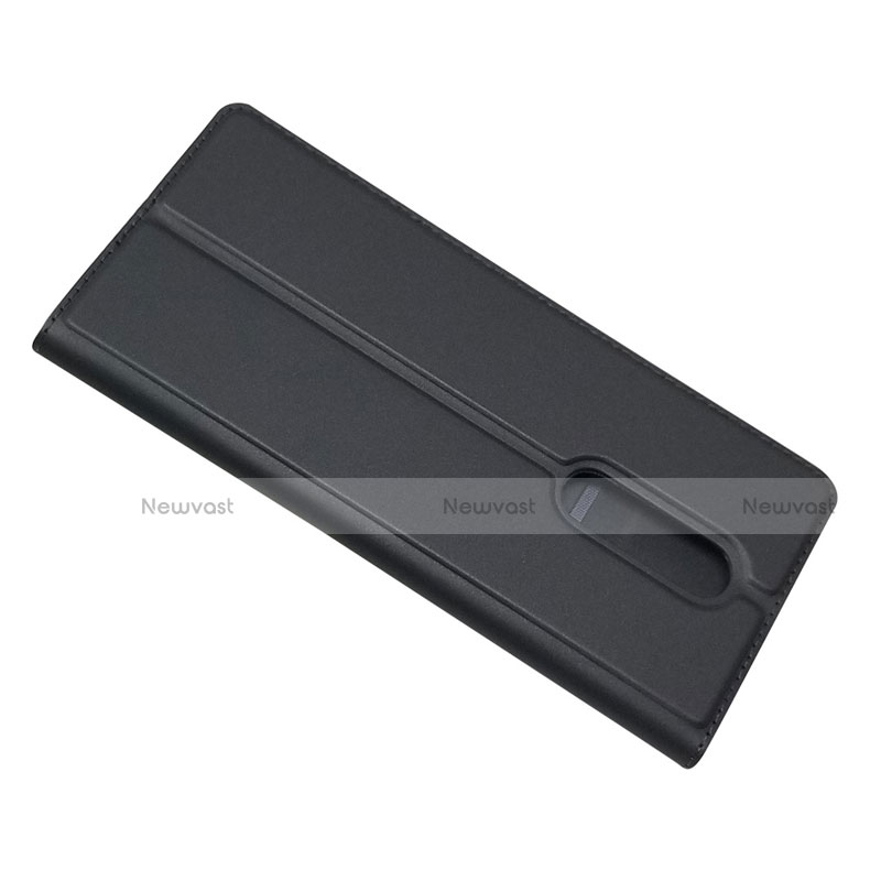 Leather Case Stands Flip Cover L02 Holder for Sony Xperia XZ4