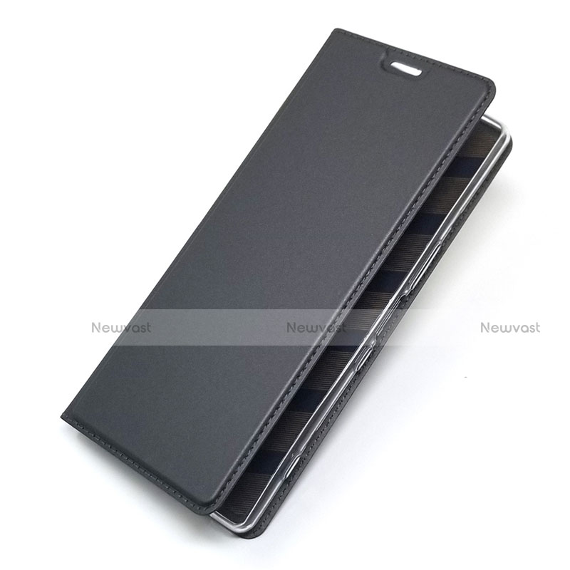 Leather Case Stands Flip Cover L02 Holder for Sony Xperia XZ4