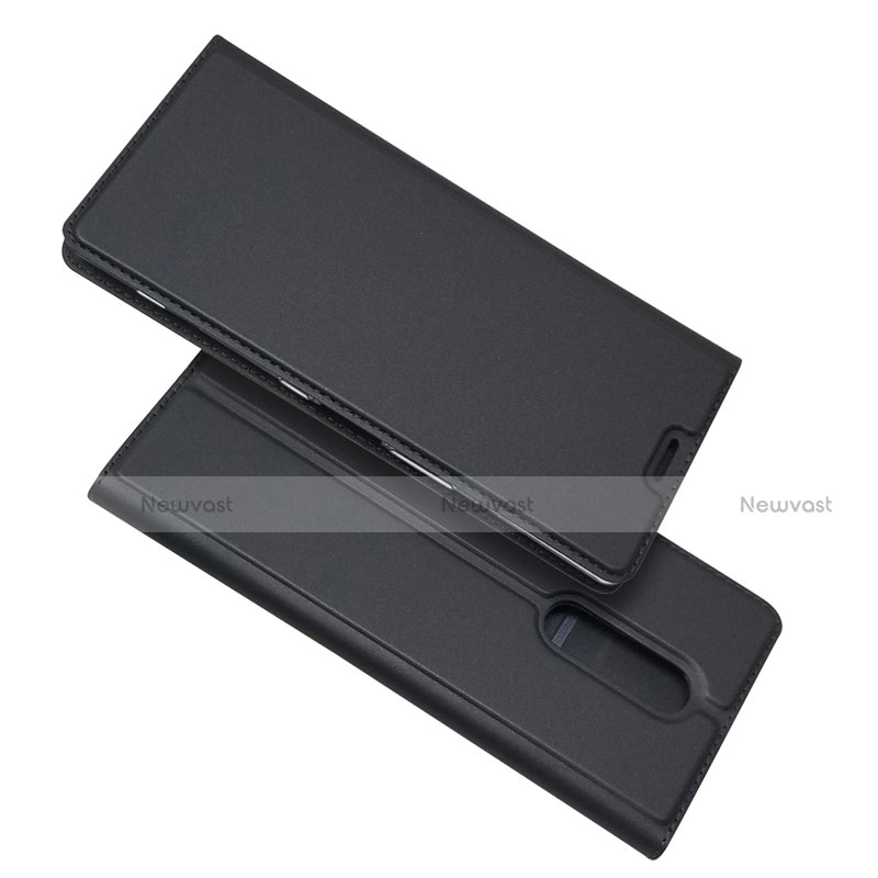 Leather Case Stands Flip Cover L02 Holder for Sony Xperia XZ4