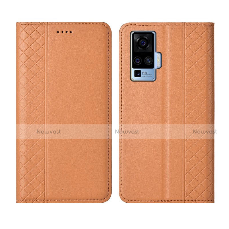 Leather Case Stands Flip Cover L02 Holder for Vivo X50 Pro 5G