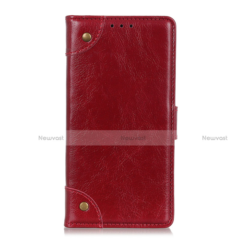 Leather Case Stands Flip Cover L02 Holder for Vivo Y12s