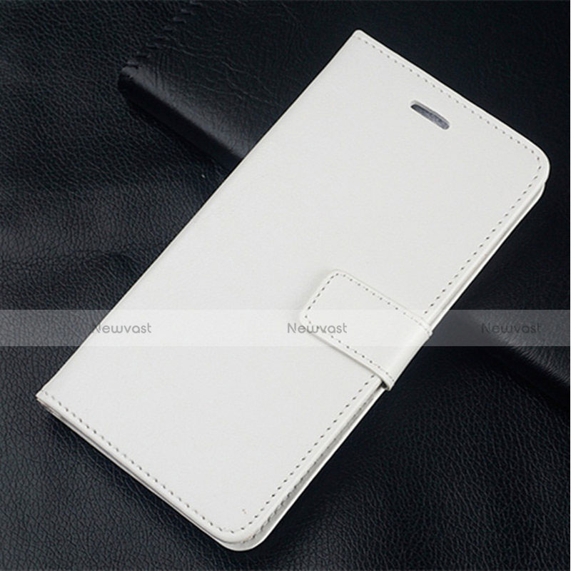 Leather Case Stands Flip Cover L02 Holder for Xiaomi Mi 10 Pro White