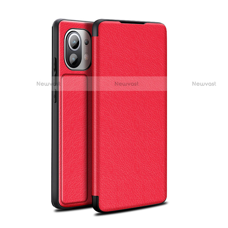 Leather Case Stands Flip Cover L02 Holder for Xiaomi Mi 11 Lite 4G