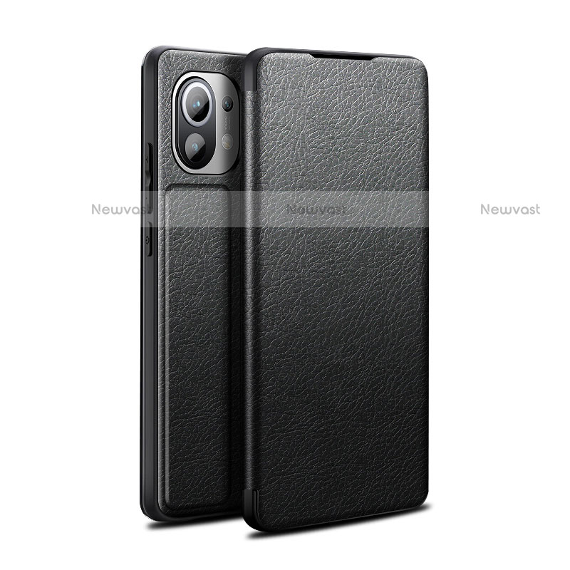 Leather Case Stands Flip Cover L02 Holder for Xiaomi Mi 11 Lite 4G