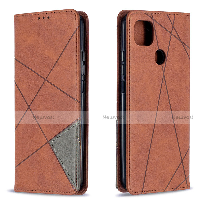 Leather Case Stands Flip Cover L02 Holder for Xiaomi Redmi 9 India