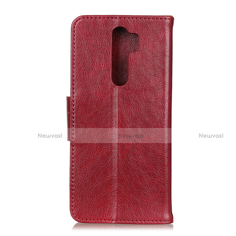 Leather Case Stands Flip Cover L02 Holder for Xiaomi Redmi 9 Prime India