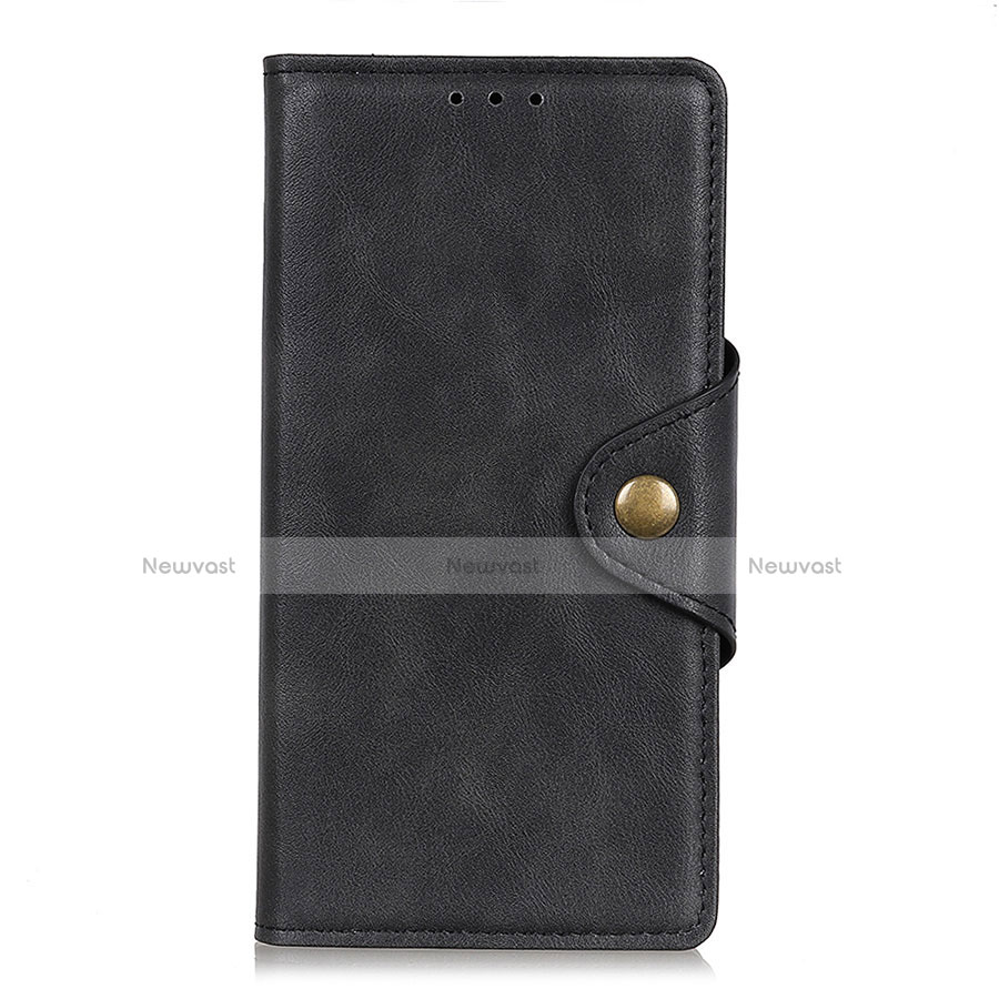Leather Case Stands Flip Cover L02 Holder for Xiaomi Redmi Note 9 Pro Max Black