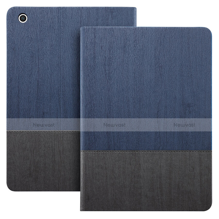 Leather Case Stands Flip Cover L03 for Apple iPad 2 Blue