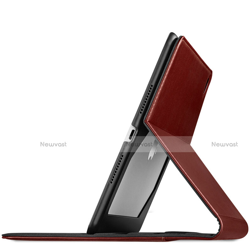 Leather Case Stands Flip Cover L03 for Apple iPad Pro 10.5 Brown