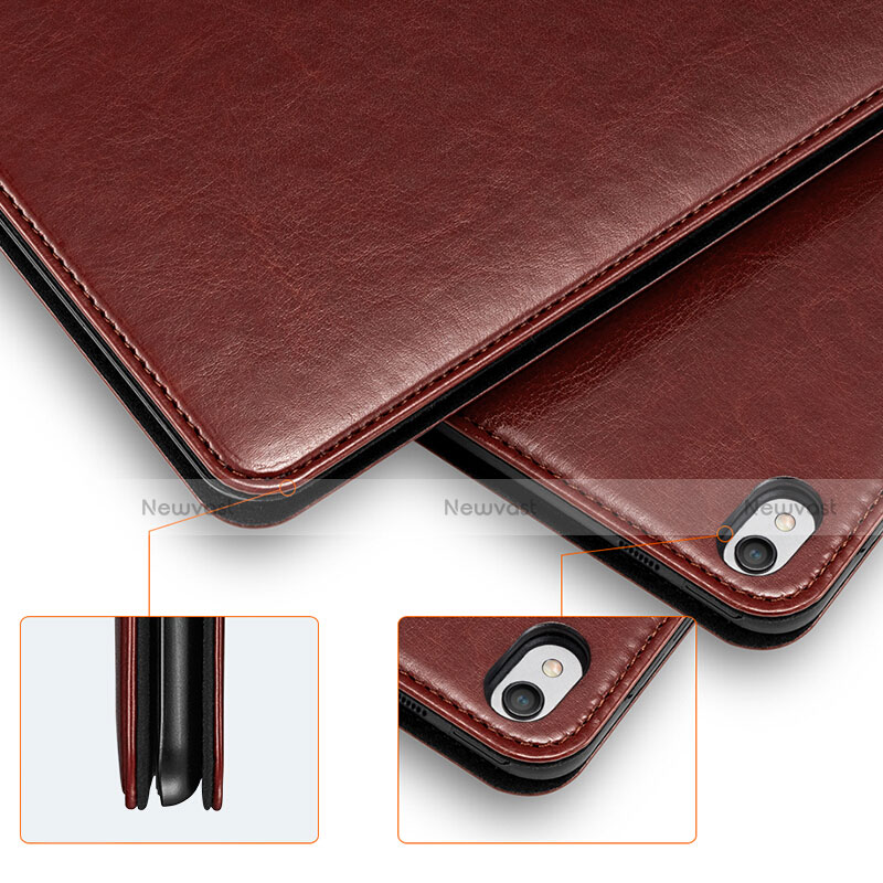 Leather Case Stands Flip Cover L03 for Apple iPad Pro 10.5 Brown