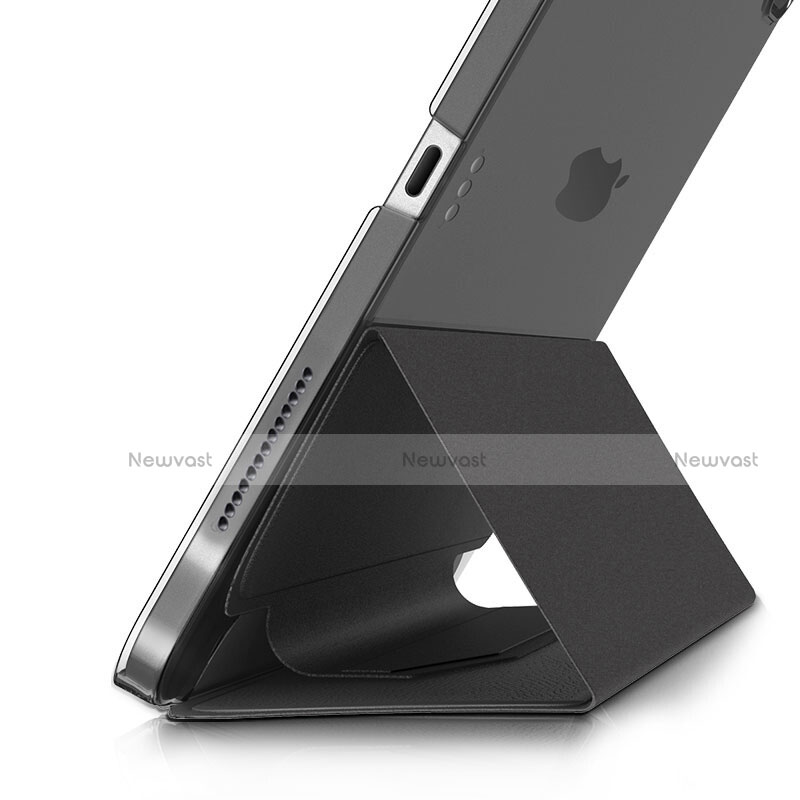 Leather Case Stands Flip Cover L03 for Apple iPad Pro 12.9 (2020) Black