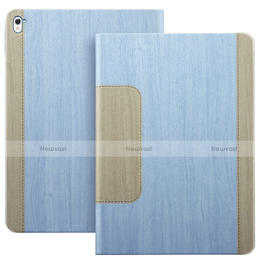 Leather Case Stands Flip Cover L03 for Apple iPad Pro 9.7 Sky Blue