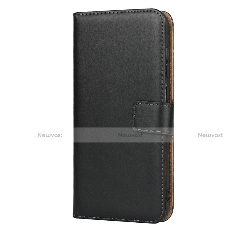 Leather Case Stands Flip Cover L03 for Huawei Enjoy 9 Black