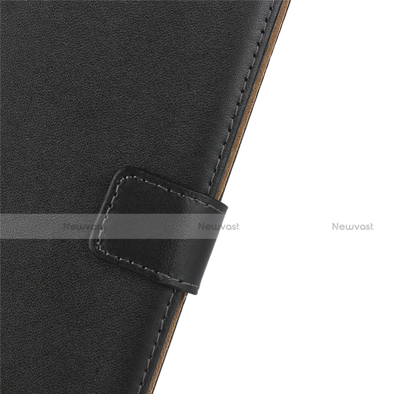 Leather Case Stands Flip Cover L03 for Huawei Enjoy 9 Black