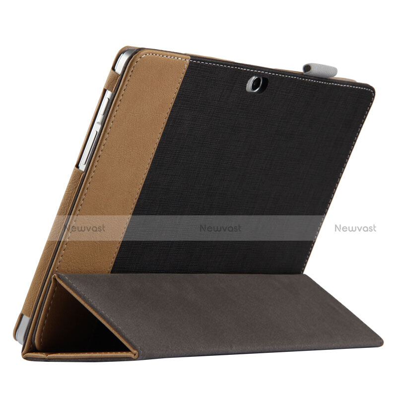 Leather Case Stands Flip Cover L03 for Huawei MediaPad M2 10.0 M2-A01 M2-A01W M2-A01L Black
