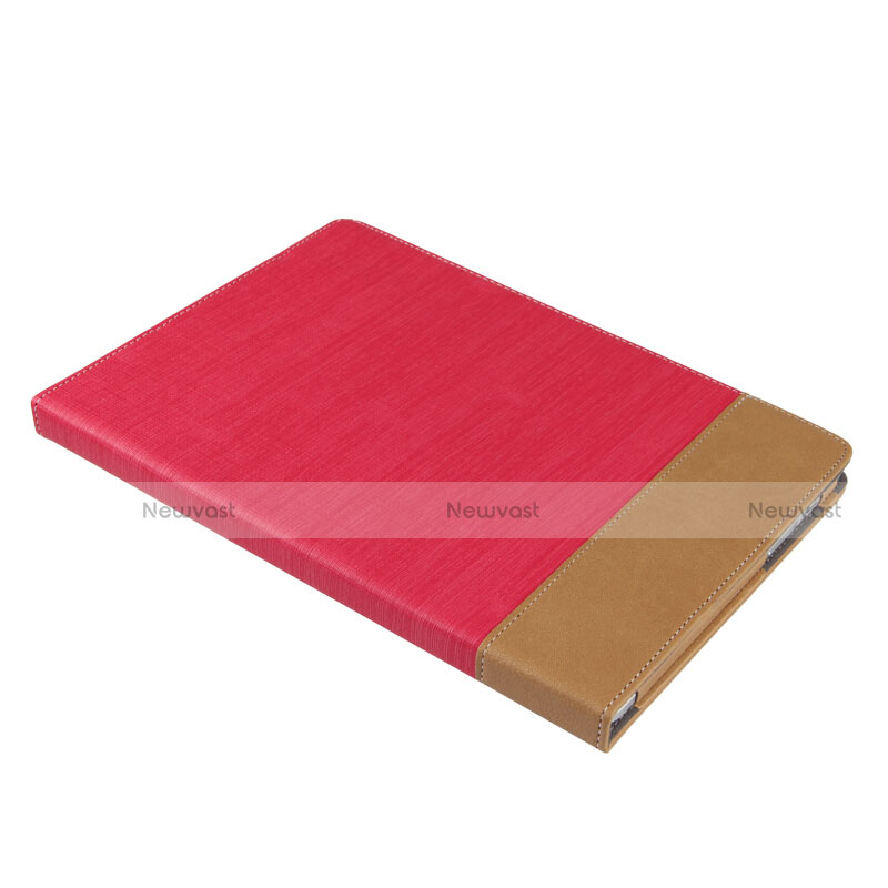 Leather Case Stands Flip Cover L03 for Huawei MediaPad M2 10.0 M2-A01 M2-A01W M2-A01L Red