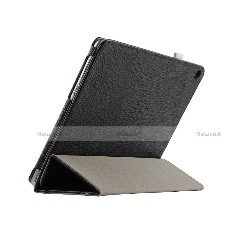 Leather Case Stands Flip Cover L03 for Huawei MediaPad M3 Lite 10.1 BAH-W09 Black