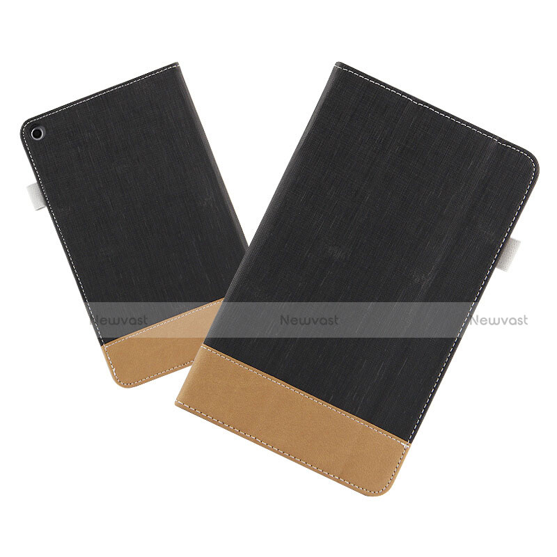 Leather Case Stands Flip Cover L03 for Huawei MediaPad T3 8.0 KOB-W09 KOB-L09 Black