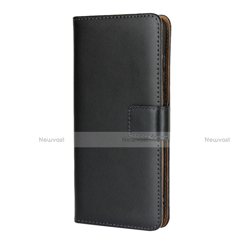 Leather Case Stands Flip Cover L03 for Huawei P30 Black