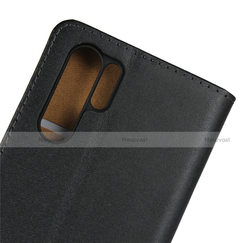 Leather Case Stands Flip Cover L03 for Huawei P30 Pro Black